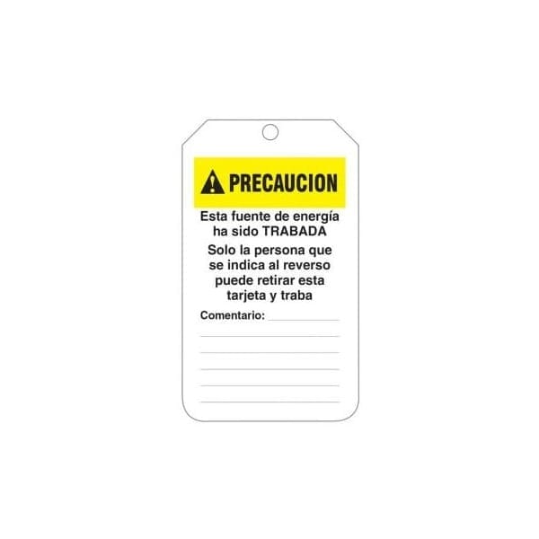 Accuform Caution, PF-Cardstock, 6-5/8 in Width, 3-5/8 in Height SHTAR622 - main
